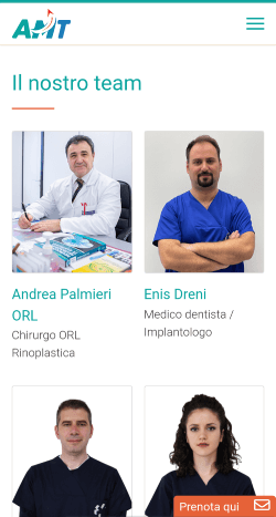 Photo of doctors page from mobile