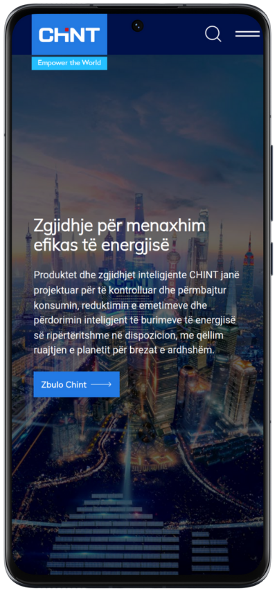 Kryefaqja siç duket në telefon